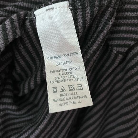 Splendid Striped Hooded Open Front Cardigan - Size S - Picture 5 of 6